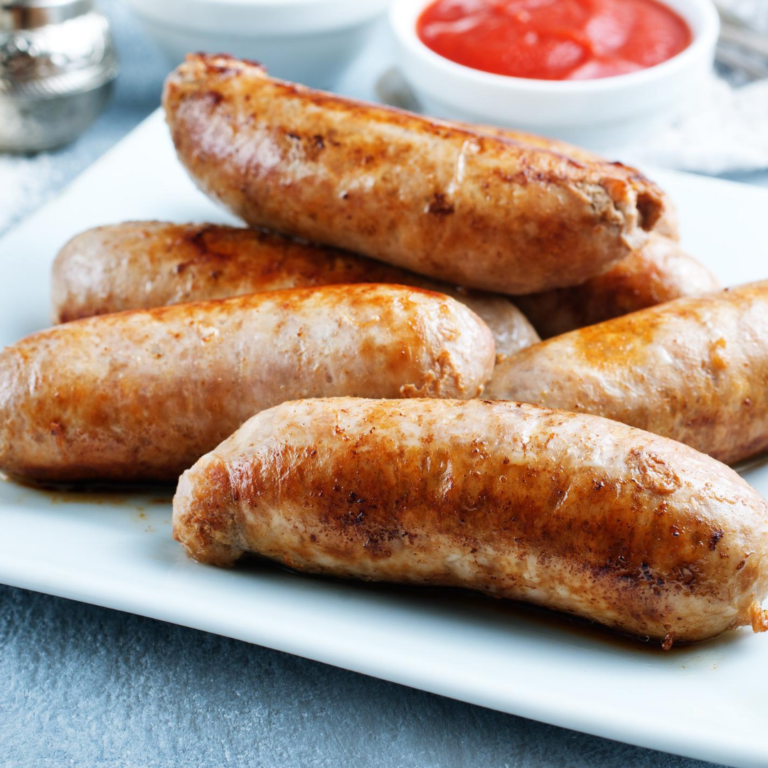 Pork and Caramelised Onion Sausage (frozen) | Roves Farm